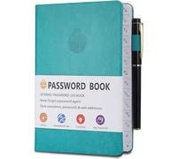Rubrica con copertina rigida con linguette alfabetiche internet password quaderno per l'ufficio o la casa