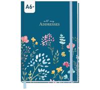 Rubrica paper&you® A6+ per appunti e password "Happy Flower"