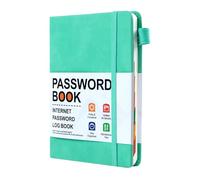 Rubrica per password compatta, portatile, tascabile, discreta conservazione | Sito web per tenere traccia degli accessi del sito web, contatti importanti, dati sensibili, note private