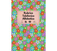 Rubrica Telefonica Alfabetica In Formato A5. Agenda Telefonica Alfabetica Per Lettera Ordinati dalla A alla Z, Rubrica Contatti E-mail.