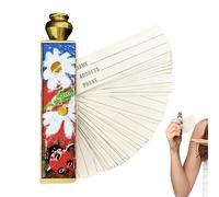 Rubrica Telefonica - Finitura Elegante, Struttura Leggera E Compatta, Memorizza I Nomi E Gli Indirizzi In Modo Efficiente, Layout Semplice Per Una Facile Tenuta Dei Registri | Organizer Port