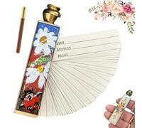 Rubrica Telefonica in Ottone Con Fiori Smaltati Antichi, Mini Rubrica Tascabile Da Borsetta, Mini Taccuino Tascabile Retrò, Piccolo Diario Antico, Regalo Per Gli Amanti Del Vintage (B)