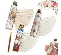 Rubrica Telefonica in Ottone Con Fiori Smaltati Antichi, Mini Rubrica Tascabile Da Borsetta, Mini Taccuino Tascabile Retrò, Piccolo Diario Antico, Regalo Per Gli Amanti Del Vintage (MIX)