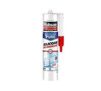Rubson - Mastice per sanitari bagno e cucina, tubo da 150 ml, colore: Trasparente
