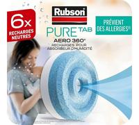 Rubson Recharges Absorbeur d'humidité lot de 6 Ricarica Assorbitore di umidità, Blu, 450 GR