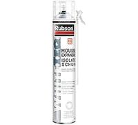 Rubson | Schiuma espansiva isolamento termico e fonico (aerosol da 750 ml) - Schiuma poliuretanica monocomponente e multimateriale - Schiuma isolante bianca con struttura cellulare extra fine