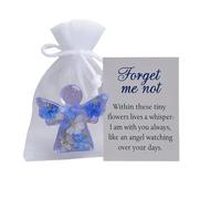 Rubu22a Remember Me - 5 pezzi regalo per l'abbraccio con angelo, con biglietto di auguri, angelo tascabile, per commemorare i morti, regalo commemorativo della ruggine (5 pezzi)