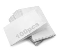 RUBY - 100 Pcs Sacchetto di Carta Kraft Bianco 9 x 15cm, Sacchetti Regalo/Sacchetti per Feste/Calendario dell'avvento/Natale/Matrimoni/Feste di Compleanno/Mercati (9 x 15cm)