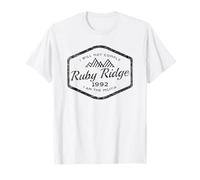 Ruby Ridge 1992 - Spilla con Scritta I Will Not Comply I Am The Legionarie Maglietta
