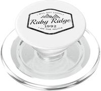 Ruby Ridge 1992 - Spilla con scritta "I Will Not Comply I Am the Legionarie" PopSockets PopGrip per MagSafe