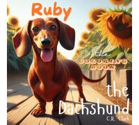 Ruby the Dachshund: A Coloring Book: English Edition