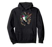 Ruby-Throated Hummingbird Garden Bird Birder Felpa con Cappuccio