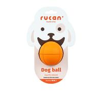 RUCAN - Dog Ball | Palla multifunzionale per cani | ricaricabile e aromatizzata | gomma naturale | gioco interattivo e sano | ideale per tutte le taglie e razze | durezza media, taglia grande