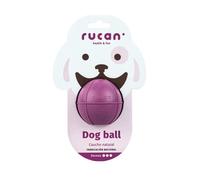 RUCAN - Dog Ball | Palla multifunzionale per cani | ricaricabile e aromatizzata | gomma naturale | gioco interattivo e sano | ideale per tutte le dimensioni e razze | (durezza elevata, grande)