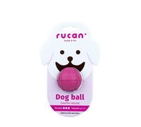 RUCAN - Dog Ball | Palla Polivalente per Cani | Ricaricabile e Aromatizzata | Gomma Naturale | Gioco Interattivo e Salutare | Ideale per Tutte Le Taglie e Razze (Durezza Elevata, Piccola Taglia)