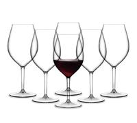RucBicchieri Set 6 pezzi "CALICI OPERA BLOWN" 51 CL INFRANGIBILI, TRASPARENTI, in Tritan® (Plastica Rigida), BPA-Free, Riutilizzabili e Lavabili in lavastoviglie, Effetto Vetro