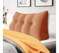 Rucener Cuscino Grande Triangolare con Alto Schienale, Cuscino per Schienale, Cuscino per Schienale per Letto, Cuscino per Schienale Alto, Perfetto come Cuscino per Guardare la TV e Leggere