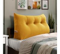 Rucener Cuscino Grande Triangolare per Schienale Alto Cuscino per Schienale Alto Cuscino Schienale per Letto Perfetto Come Cuscino per Guardare la TV e Leggere Lunghezza 100cm