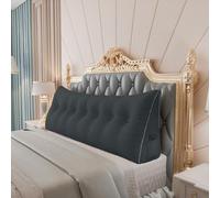 Rucener Grande Cuscino per Schienale Triangolare Cuscino per Divano Alto Poggiatesta Cuscino Poggiatesta Schienale per Letto Perfetto Come Cuscino per Guardare la Televisione e Leggere Disponibile in