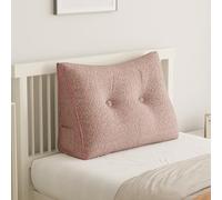 Rucener Grande cuscino triangolare per la schiena, cuscino per divano, testiera alta, schienale alto, perfetto come cuscino per guardare la TV e la lettura, disponibile in molte misure, rosa, 60 cm