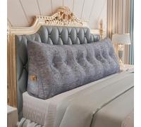 Rucener Grande cuscino triangolare per la schiena, cuscino per divano, testiera alta, schienale alto, per letto, perfetto come cuscino per guardare la TV e leggere, disponibile in molte dimensioni,