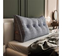 Rucener Grande cuscino triangolare per la schiena, cuscino per divano, testiera alta, schienale alto, perfetto come cuscino per guardare la TV e leggere, disponibile in molte dimensioni,