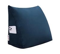 Rucener Schienale Letto Triangolari Cuscino Letto Schiena Schienale Testata Letto Divano Cuscino Lettura Il Perfetto Cuscino perLettura Regalo per la festa del papà Profondo blu 45CM