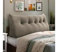 Rucener Schienale Letto Triangolari Cuscino Letto Schiena Schienale Testata Letto Divano Cuscino Lettura Il Perfetto Cuscino perLettura Regalo per la festa del papà Leggermente abbronzato 120CM