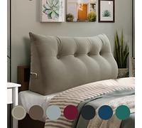 Rucener Schienale Letto Triangolari Cuscino Letto Schiena Schienale Testata Letto Divano Cuscino Lettura Il Perfetto Cuscino perLettura Regalo per la festa del papà Leggermente abbronzato 140CM