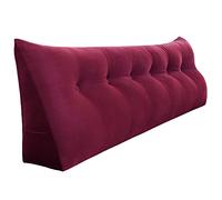 Rucener Schienale Letto Triangolari Cuscino Letto Schiena Schienale Testata Letto Divano Cuscino Lettura Il Perfetto Cuscino perLettura Regalo per la festa del papà Vino rosso 180CM
