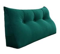 Rucener Schienale Letto Triangolari Cuscino Letto Schiena Schienale Testata Letto Divano Cuscino Lettura Il Perfetto Cuscino perLettura Regalo per la festa del papà Ciano 100CM