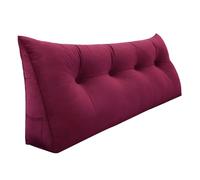 Rucener Schienale Letto Triangolari Cuscino Letto Schiena Schienale Testata Letto Divano Cuscino Lettura Il Perfetto Cuscino perLettura Regalo per la festa del papà Vino rosso 120CM
