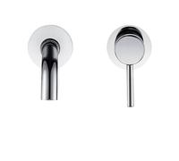 Ruchi da bagno montato a parete nera opaca intaglia per bagno con il lavandino in ottone Tocca con oro di rosa ad acqua calda/fredda Opzioni di finitura per la finitura moderna per l'arredamento