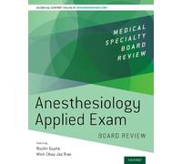 Ruchir Gupta Anesthesiology Applied Exam Board Review (Tascabile)