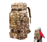 Ruck Backpack | Waterproof Heavy Duty Hunting Backpacks For Men 80L - Space Efficient Comfortable Back Pad, Army Bugout Bag Backpacks For Camping, Hunting, And Backpacking