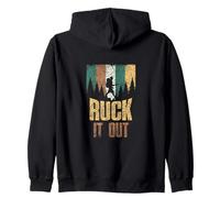 Ruck It out Zaino Allenamento Rucking Felpa con Cappuccio