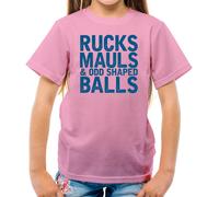 Ruck, Malus Dispari Forma Sfere - T-Shirt - Rugby League Union Inghilterra