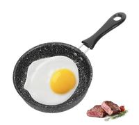 RUCUDIM Mini Padella Antiaderente Ø 14 cm - Piccola Padella a Induzione per Uova Fritte, Portatile per Campeggio e Cucina a Gas