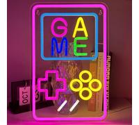 RuCvixkt Game Neon Sign per Game Room Decor, Cool Gamer LED Neon Light per Bedroom Decoration, Gaming Light per Teen Camera da letto, Room Decor, Pub, Regalo
