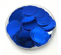 RUDDOG 200 Pz 25mm Paillettes Colorate di Grandi Dimensioni con 1 Foro Laterale PVC Piatto Rotondo Sciolto Paillettes Paillettes Cucito Mestiere Fai da Te Scrapbooking Ciondolo
