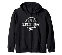Rude Boy Jamaican Street Culture And Attitude Felpa con Cappuccio