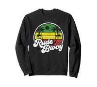 Rude Bwoy Vintage Jamaica Reggae Giamaicano Boy Retro Regalo Felpa