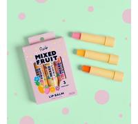 Rude Cosmetics - Mixed Fruit Lip Balm Trio - 2 Types Refreshing Set - 4g
