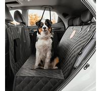 Rudelkönig Coprisedile Auto Per Cani - Telo Cane Auto Impermeabile e Antigraffio con Finestra - Copri Sedile auto per cani Universale Facile da Pulire