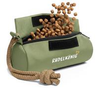 Rudelkönig Dummy Cane - Salsicciotto per Addestramento con Porta Snack | Manicotto cane con velcro e zip - porta crocchette integrato - ideale per cuccioli e cani grandi
