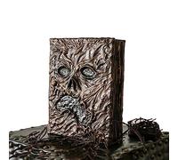 RUDFUZ Necronomicon Libro di Magia Oscura Demone Evil Dead Evon Book Lovecraft Horror Movie Prop Decor Notebook Altare Cerimonia Prop Book Soggiorno Desktop Decorazione Halloween Regalo di Compleanno