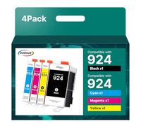 RUDGUZ per HP Office Jet Pro 8120 stampante a getto d'inchiostro a colori dispositivo multifunzione DIN A4 Nero, Scanner, fotocopiatrice, Monitor Colore, USB, WLAN, Stampa Duplex, Compatibile con