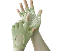 Rudiaoa 1 paio di guanti da allenamento in silicone antiscivolo a cinque dita guanti da allenamento con pesi guanto da palestra guanto da sollevamento pesi per donne