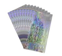 Rudiaoa 10Pcs Riflettente Pesci Scala Adesivi Olografici Pellicola Adesiva Lure Nastro Hard Baits Adesivi Per Facile Da Usare