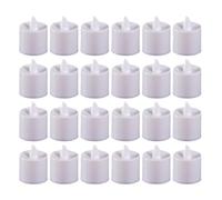 Rudiaoa 24pcs LED senza fiamma sicuro lume di candela per feste matrimoni ambiente domestico creativo notte lampada ornamento festa di nozze Decors